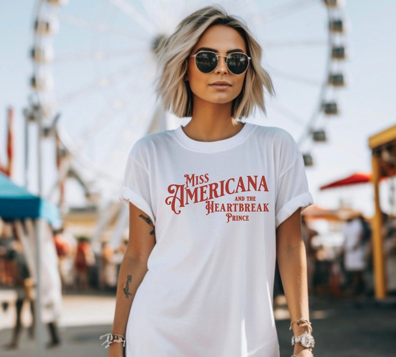 Koszulka Miss Americana, Koszulka Taylor, Koszulka Miss Americana, Koszulka patriotyczna, Koszulka 4 lipca, Koszulka Lover, Koszulka Eras, Koszulka damska 4 lipca zdjęcie 1