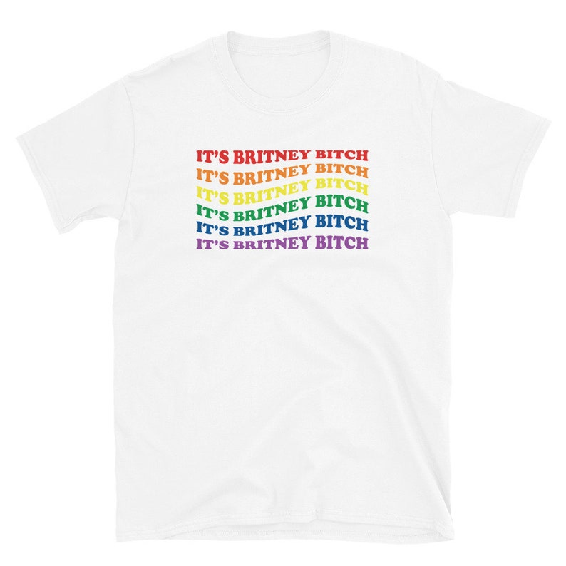 HBTQ Pride-tröja Det är Britney Bitch-tröja Pride Britney-tröja Britney Pride-tröja HBTQ Rainbow-tröja Det är Britney Bitch Britney T-shirt bild 8