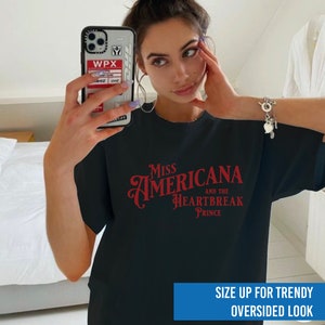 Koszulka Miss Americana, Koszulka Taylor, Koszulka Miss Americana, Koszulka patriotyczna, Koszulka 4 lipca, Koszulka Lover, Koszulka Eras, Koszulka damska 4 lipca zdjęcie 2