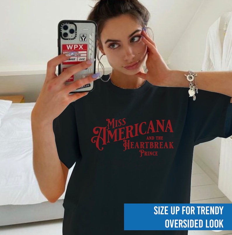 Koszulka Miss Americana, Koszulka Taylor, Koszulka Miss Americana, Koszulka patriotyczna, Koszulka 4 lipca, Koszulka Lover, Koszulka Eras, Koszulka damska 4 lipca zdjęcie 2