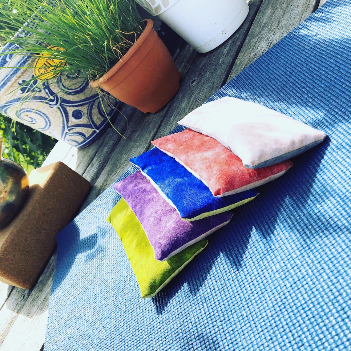 Lavender Eye Pillow Relaxation and Yoga Eye Mask Aromatherapy With