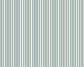 Decorator Fabric by the Yard - Wallace Stripe Spa - by Covington Fabrics