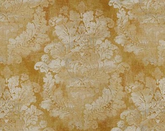 Decorator Fabric By The Yard - Firenza Vintage Gold 881 by Covington Fabrics