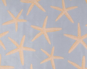 Decorator Fabric By The Yard - Sea Star Sky Blue - Golding Fabrics