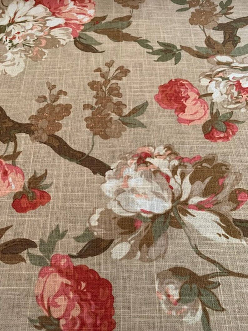 Sheraton Linen Decorator Fabric by the Yard - Sheraton Vintage Linen by Covington - Etsy