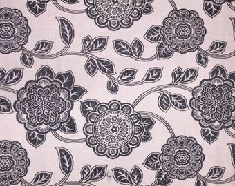 Decorator Fabric by the Yard - Rio Black