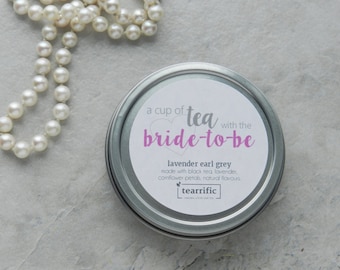 Bridal Shower Favor - Tea Party Favour - Cup of Tea with the Bride-to-Be - High Tea Party - Afternoon Tea Party - Wedding Shower Favour