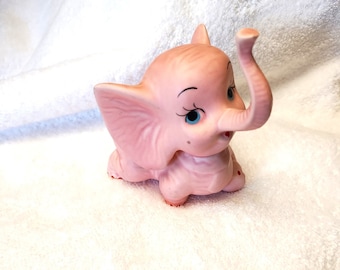 Pink Elephant Baby Ceramica de Cuernavaca Mexico