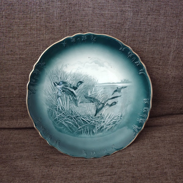 Buffalo Pottery Wild Ducks - Semi-Vitreous Collectible Plate