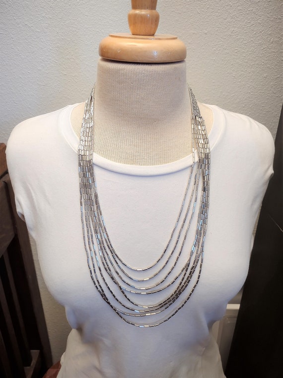 J Jill Silver Bead Multi-strand 