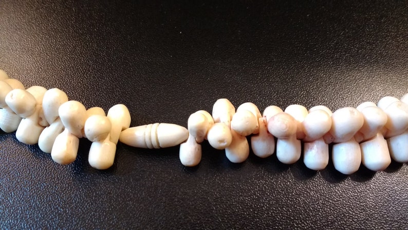 Unique vintage bone necklace