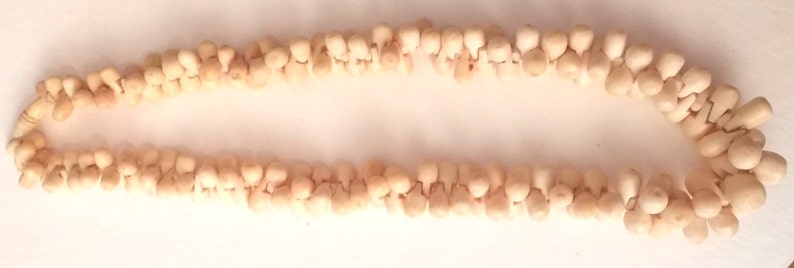 Unique vintage bone necklace
