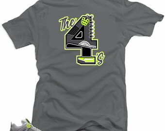 jordan 4 neon t shirt