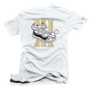 Shirt To Match Jordan 11 Gratiutude DMP- Angry Bull Gold Sneaker Tees