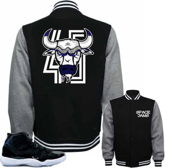 Jacket to Match Air Jordan 11 Space Jam Shoes bull - Etsy