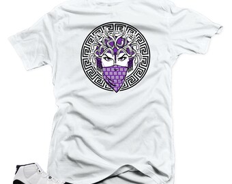 Jordan 11 Concord shirt -Medusa  45 White