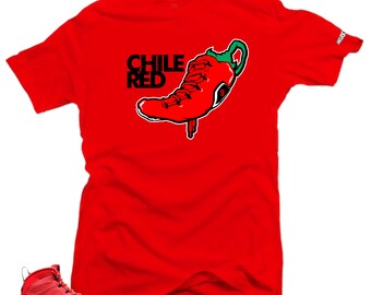 Jordan 9 Chile Red Shoes -Chile Red 9 Sneaker Match Shirts