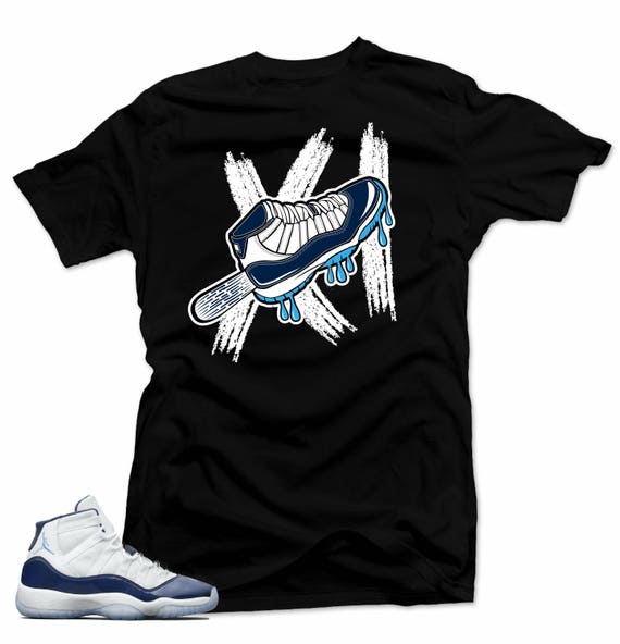 Jordan 11 Concord Shirt ice tutu Black