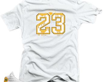Jordan Retro 13 Retro Del Sol Match Shirts-Dripping 23 Tees
