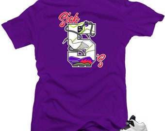 Shirt  Match Jordan Retro 5 Alternate Bel Air-Sick 5's  Sneaker Tees