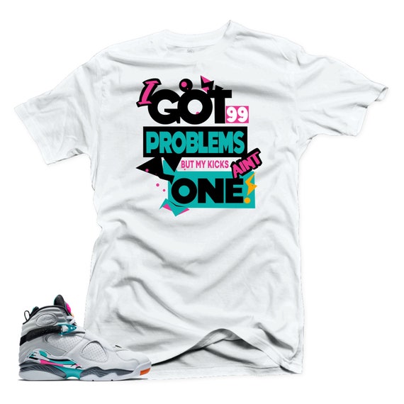 Shirt Made To Match Jordan 8 South Beach Shirt Made To Match Jordan 8 South Beach