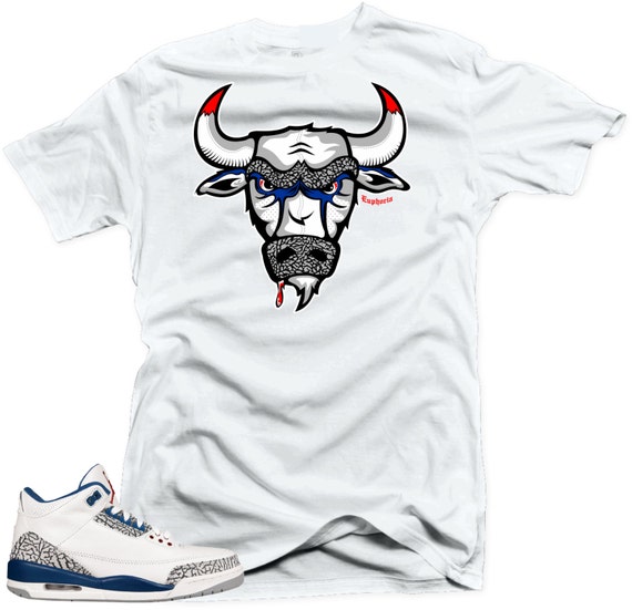 T Shirt to Match Nike Air Jordan Retro 3 True Blue the - Etsy