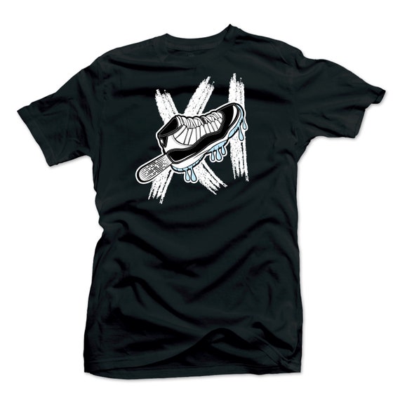 Jordan 11 Concord Shirt ice Black Etsy Australia
