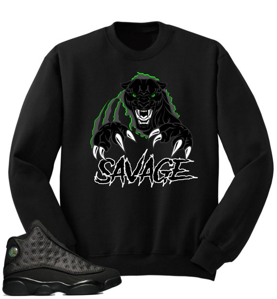 jordan black cat t shirt