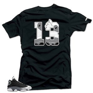 Shirt To Match Jordan 13 Retro Black Flint Snelos 13 Sneaker tee