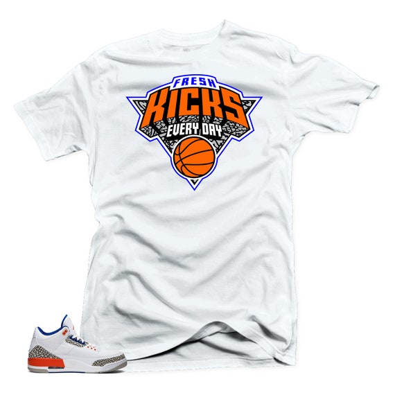 jordan 3 knicks shirt