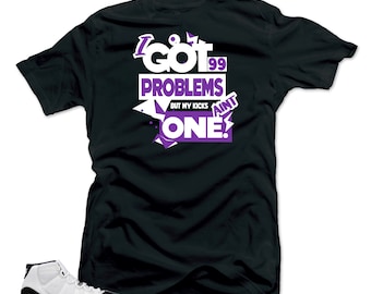 Jordan 11 Concord- camisa -99 Problemas Negro
