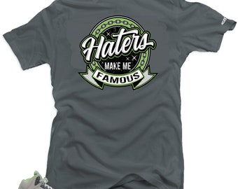 Jordan 5 Green Bean Match Tees -Haters Sneaker Tees