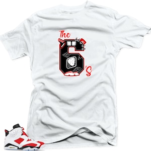 Jordan Retro 6 Air Jordan Carmine.The 6&#39;s Match Tees