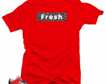 Jordan Retro 3 "Cemento Rojo" Todas las camisetas de partido de la estrella 2020 - rojo fresco