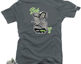 Jordan 5 Green Bean Match Tees - Camisetas de Sick 5's Sneaker