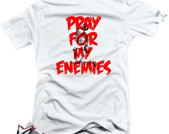 Shirt To Match Jordan Retro 4 Red Cement.The Enemies Match Tees
