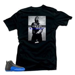 Match Jordan 12 Game Royal.Trust No Body Black