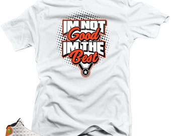 Camisa para combinar Jordan Retro 13 Starfish.I'm the Best Match Tees