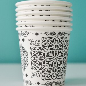 Arabesque 4oz Turkish Coffee and Espresso Paper Cups - Etsy