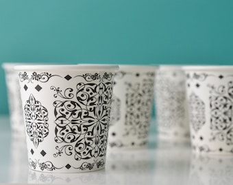 Arabesque 115 g turkiskt kaffe och espressopappersmuggar