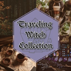 The Traveling Witch Curated Collection // metaphysical witchy whimsigoth bohemian aesthetic style gift her mystery box bundle mythical