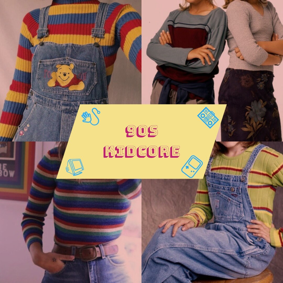 Y2k Aesthetic Vintage 90s Clothing Kidcore Y2k Clothing 