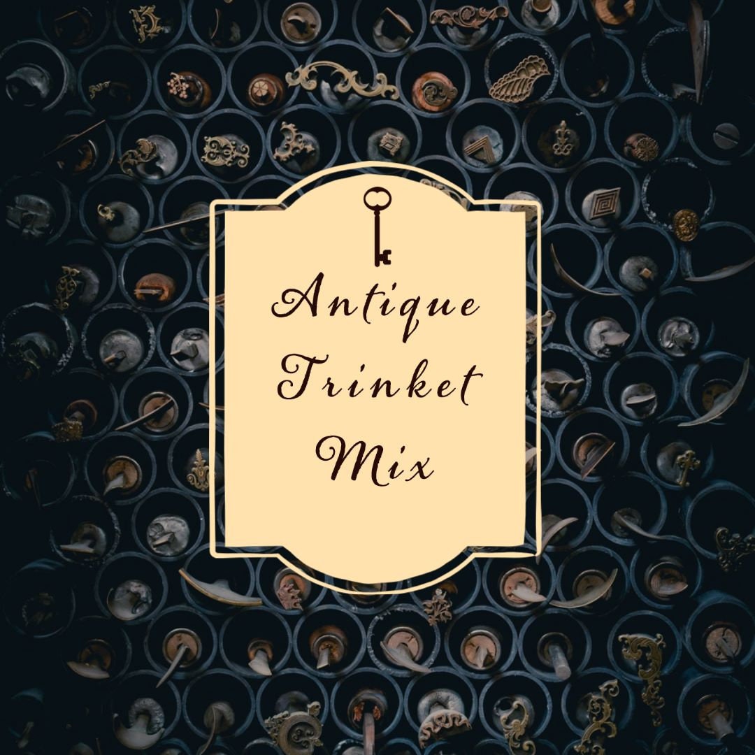 The Antique Trinkets Mix // Crowcore Oddities Trinkets Miniatures Minis ...