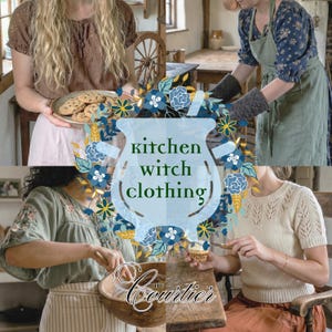 The Kitchen Witch Curated Clothing Collection // cottagecore witchy nature vintage thrifted outfit mystery box bundle style aesthetic gift