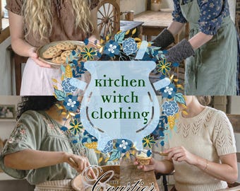 The Kitchen Witch Curated Clothing Collection // cottagecore witchy nature vintage thrifted outfit mystery box bundle style aesthetic gift