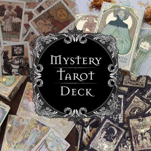 Mystery Tarot Deck Etsy