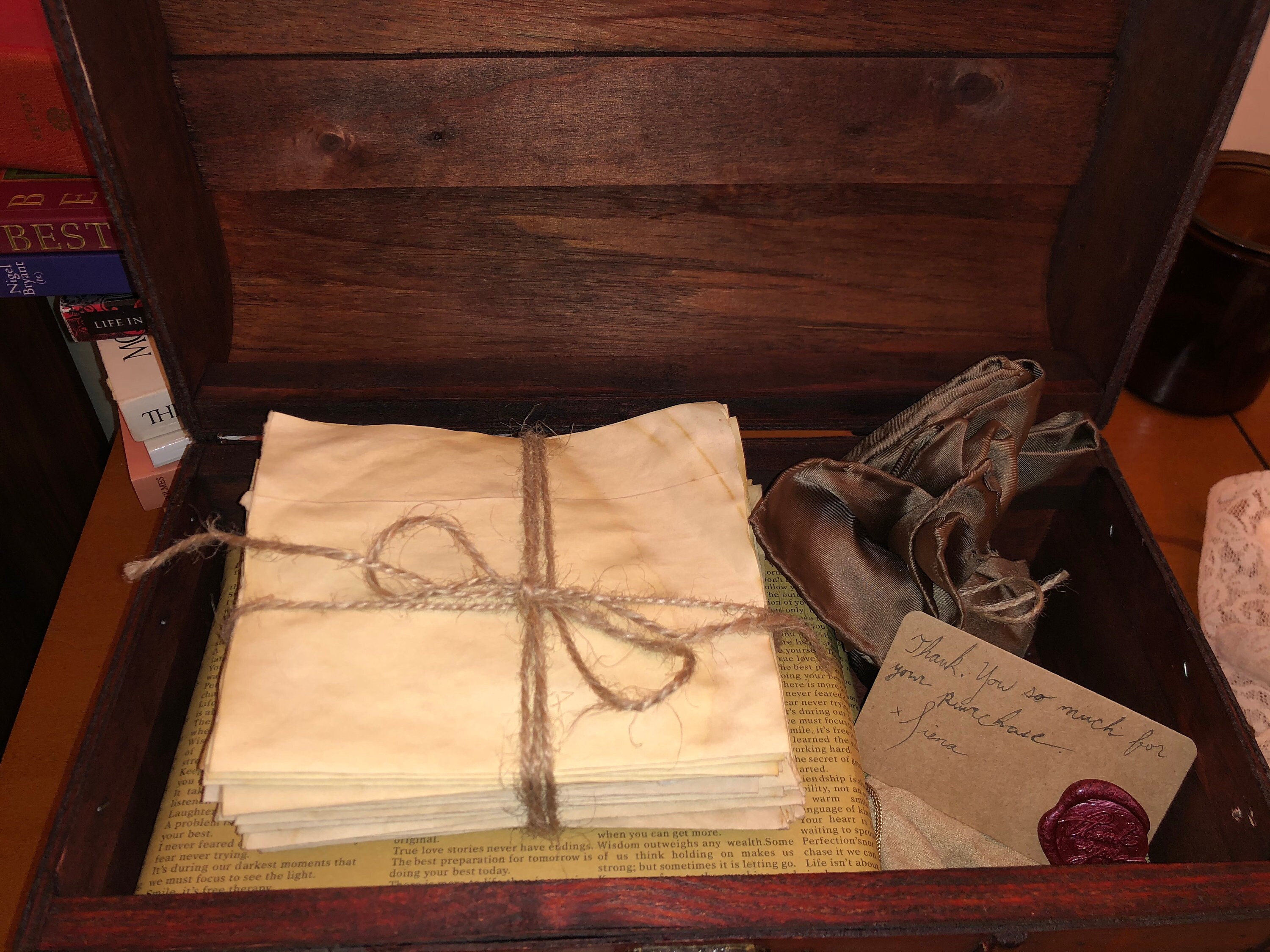 Dark Academia Jewelry Box Wooden - Custom, Dark Academia Key Box, Dark