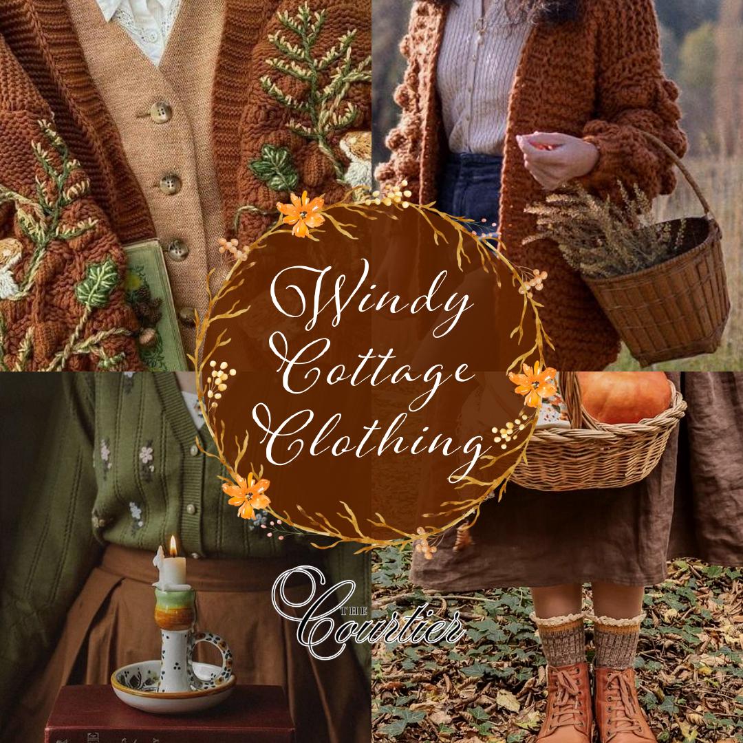 The Windy Cottage Curated Clothing Collection // vintage thrift dark gothic cottagecore autumn halloween october spooky witchy mystery gift
