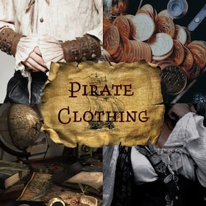 The Pirate Curated Clothing Collection // piratecore mystery box gift for her bundle thrifted sustainable outfit vintage ocean compass