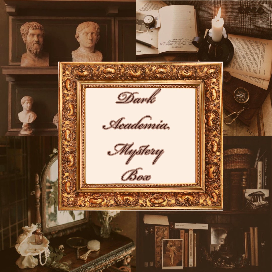 Dark Academia Jewelry Box Wooden - Custom, Dark Academia Key Box, Dark
